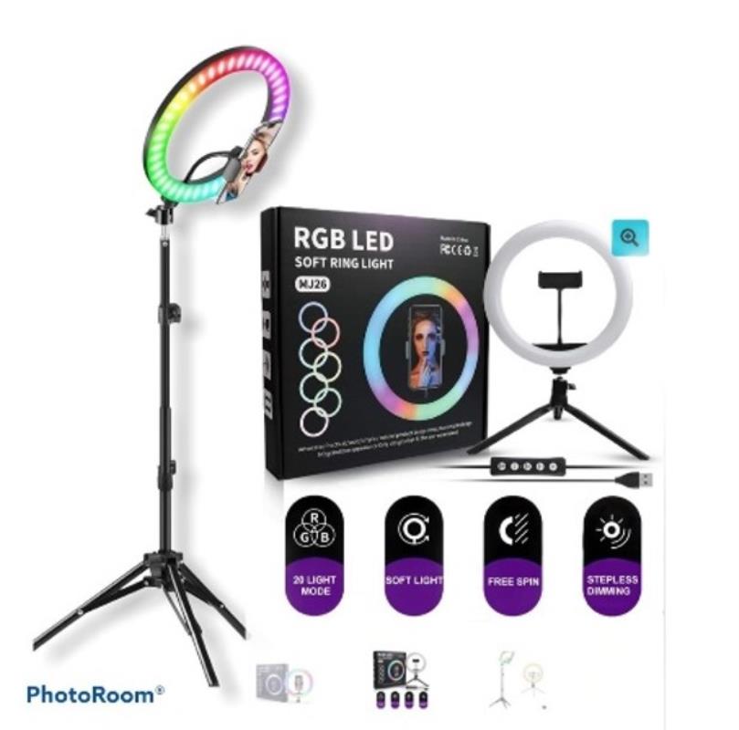 ARO LED BLANCO 12" - 30CM CON TRIPODE